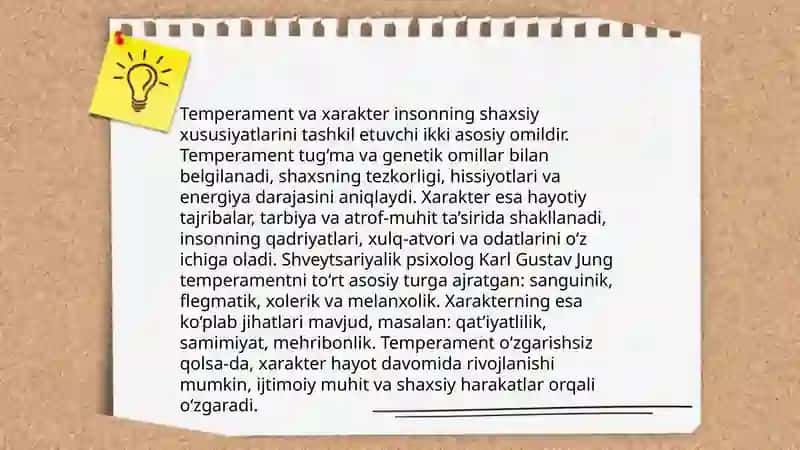 Temperamentning inson xarakteriga ta’siri 4