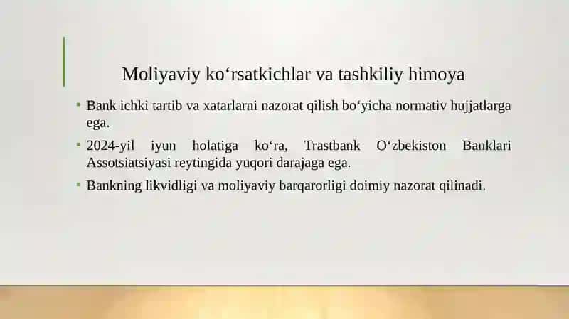 Trast bank haqida 4