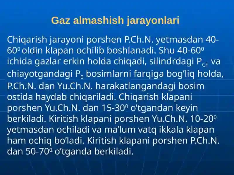 GAZ ALMASHINUVI JARAYONI 4