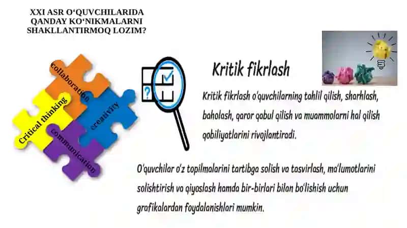 XXI asr ko‘nikmalari va turlari 4
