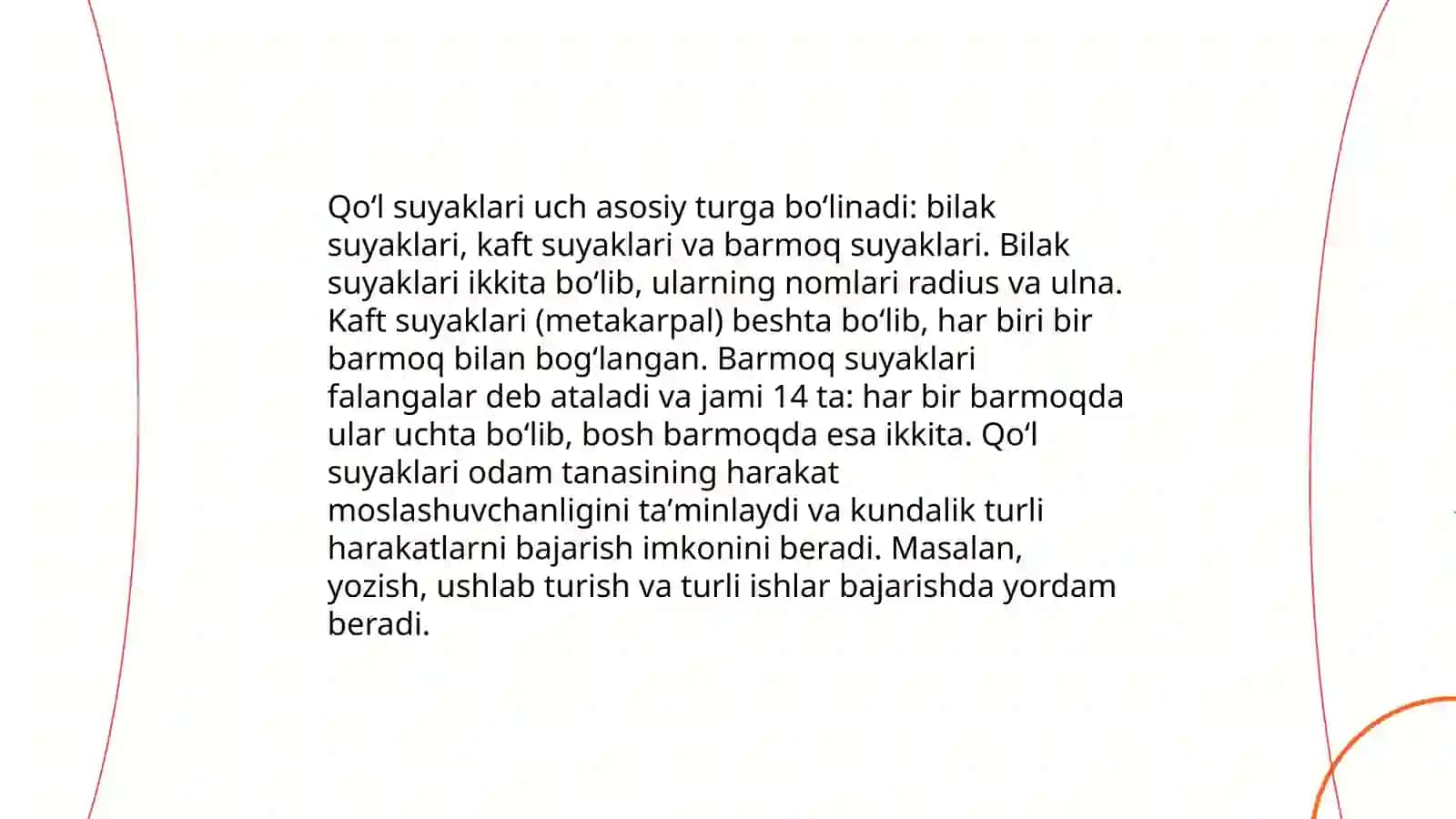 Qoʻlning erkin suyaklari birlashmalari 4