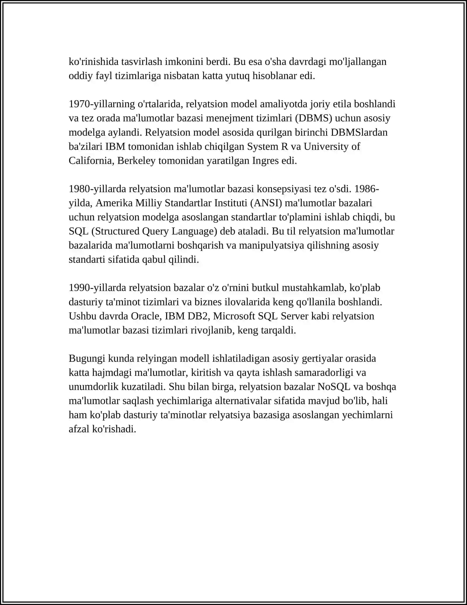 Relyatsion Model Asoslari 4