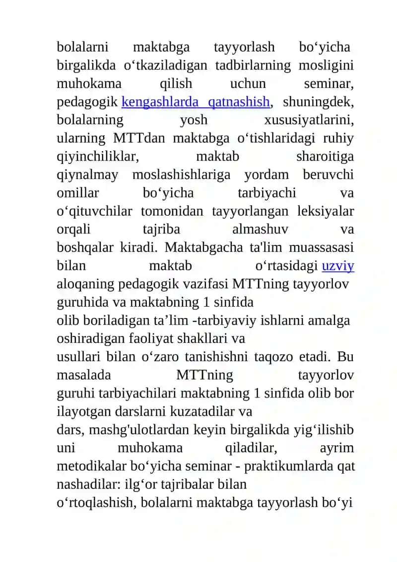 Maktabgacha ta’lim muassasasi bilan maktab aloqasini shakillari 4