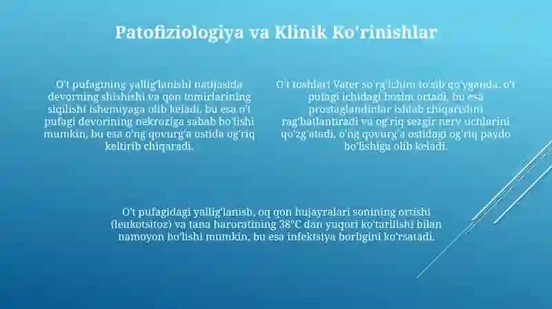 O'tkir xolesistit va uning asoratlari 4