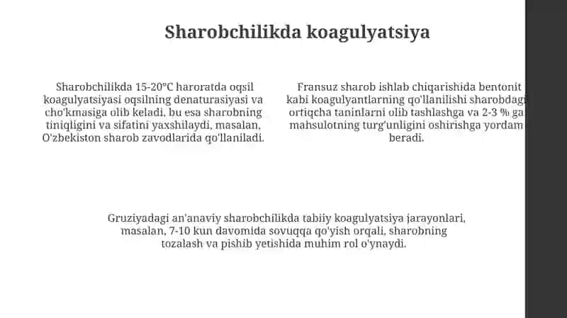 Koagulyatsiya jarayonlari 4