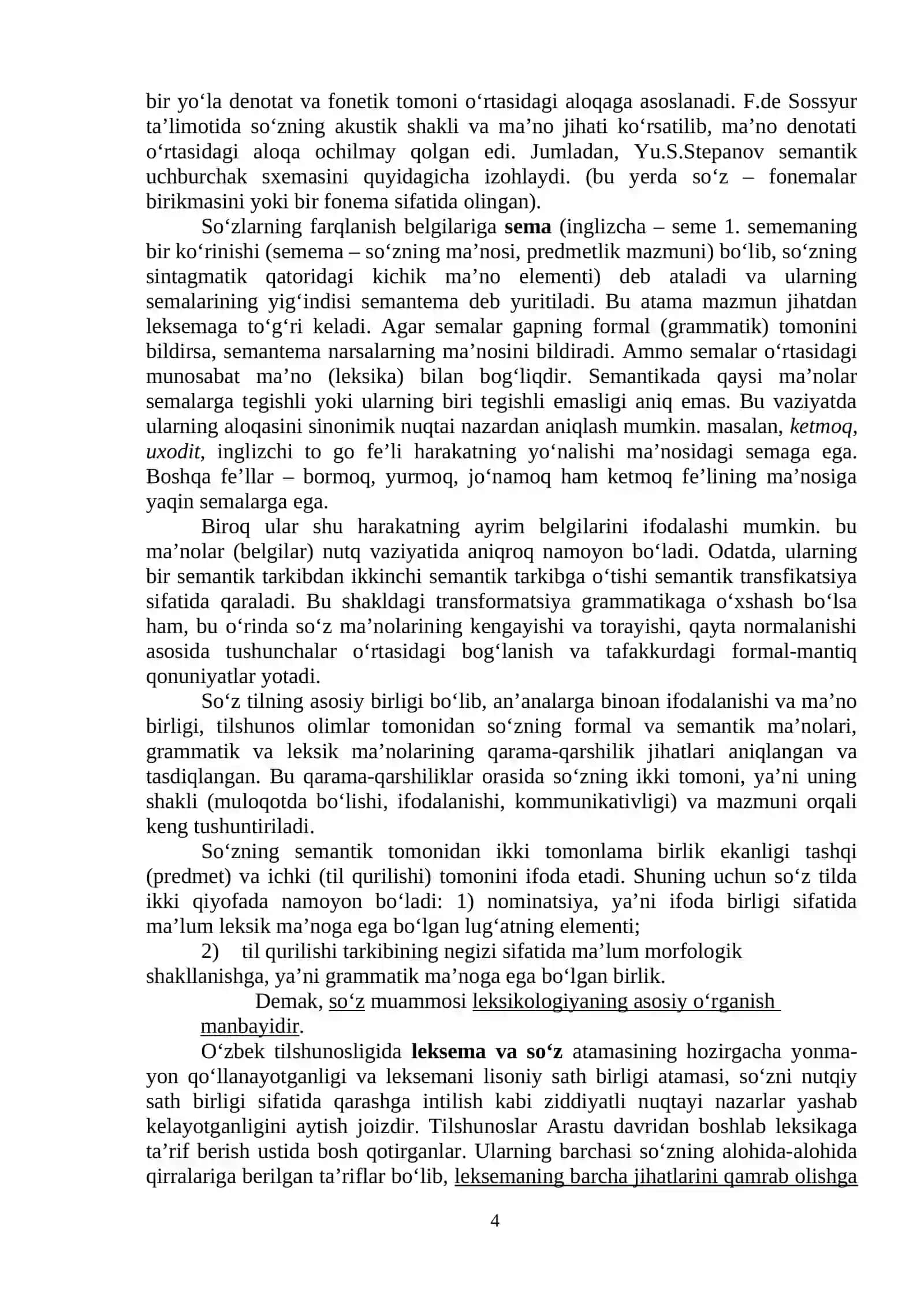 Leksikologiya va uning bo‘limlari 4