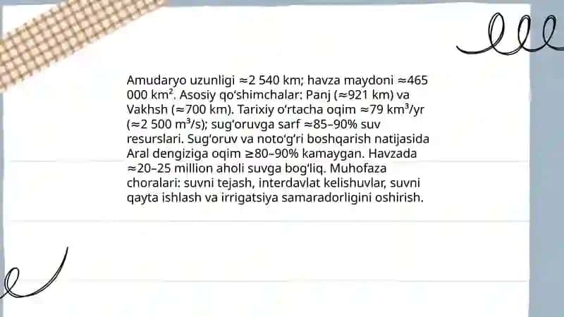 Markaziy Osiyoda suv resurslari 4
