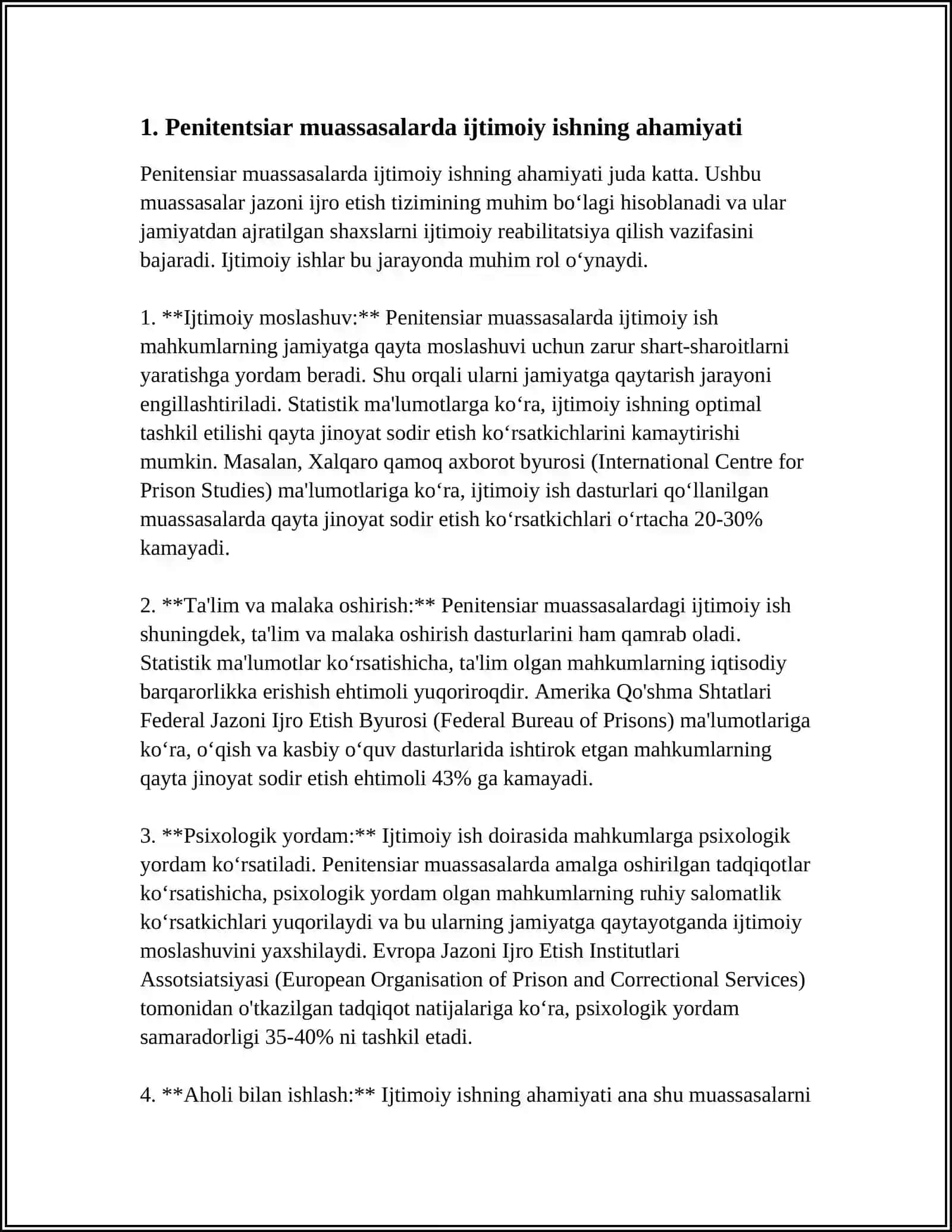 PENITETSIAR MUASSSASALARDA IJTIMOIY ISH 4
