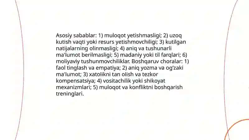 Tibbiyotda nizoli vaziyatlar va ularni bartaraf etish 4