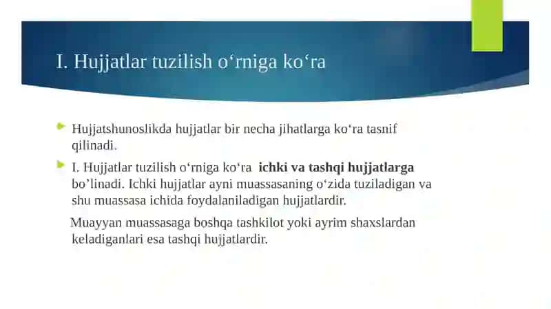 ISH HUJJATLARI VA ULARNING TURLARI 4