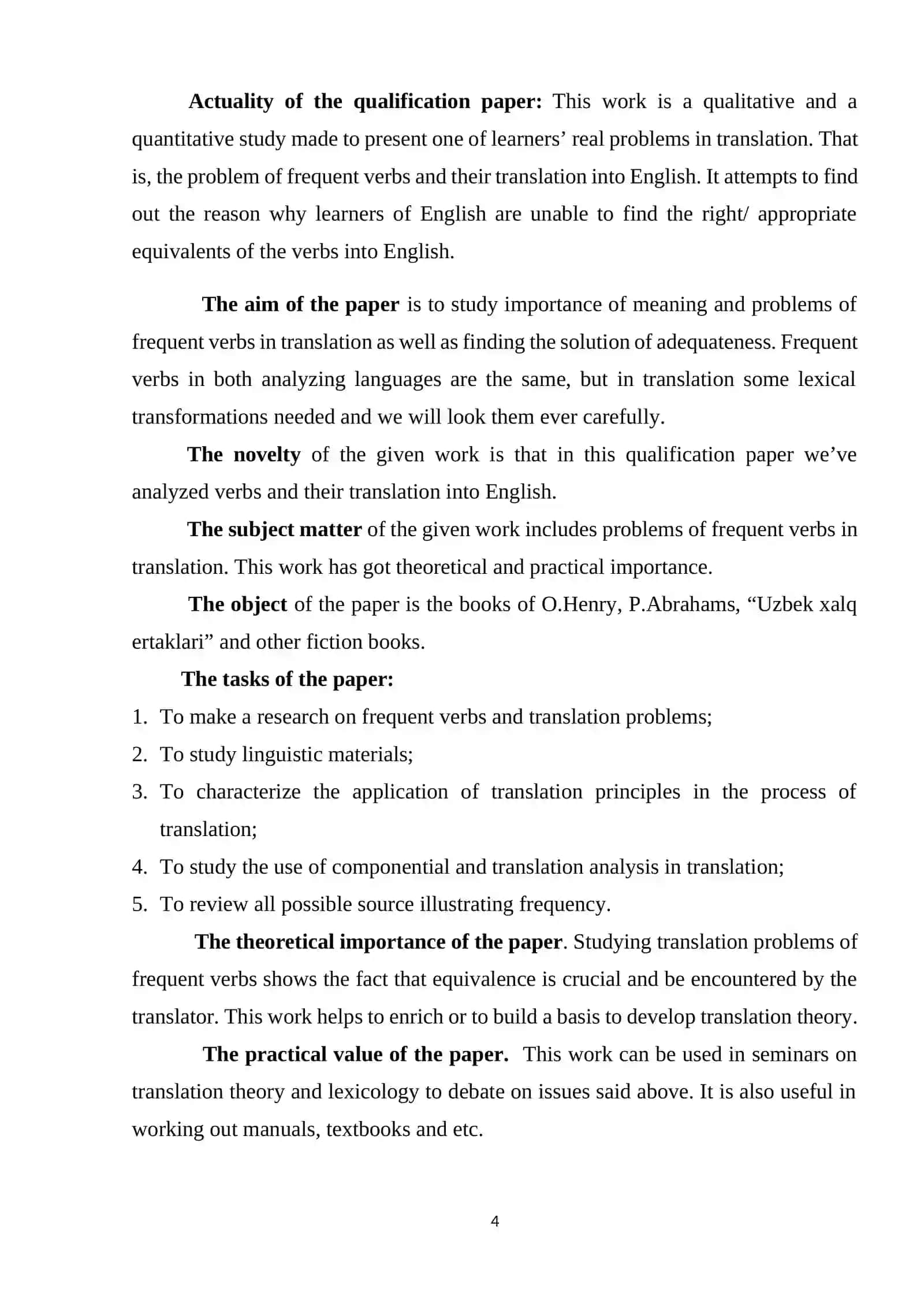 The problem of frequent verbs and their translation into English 4