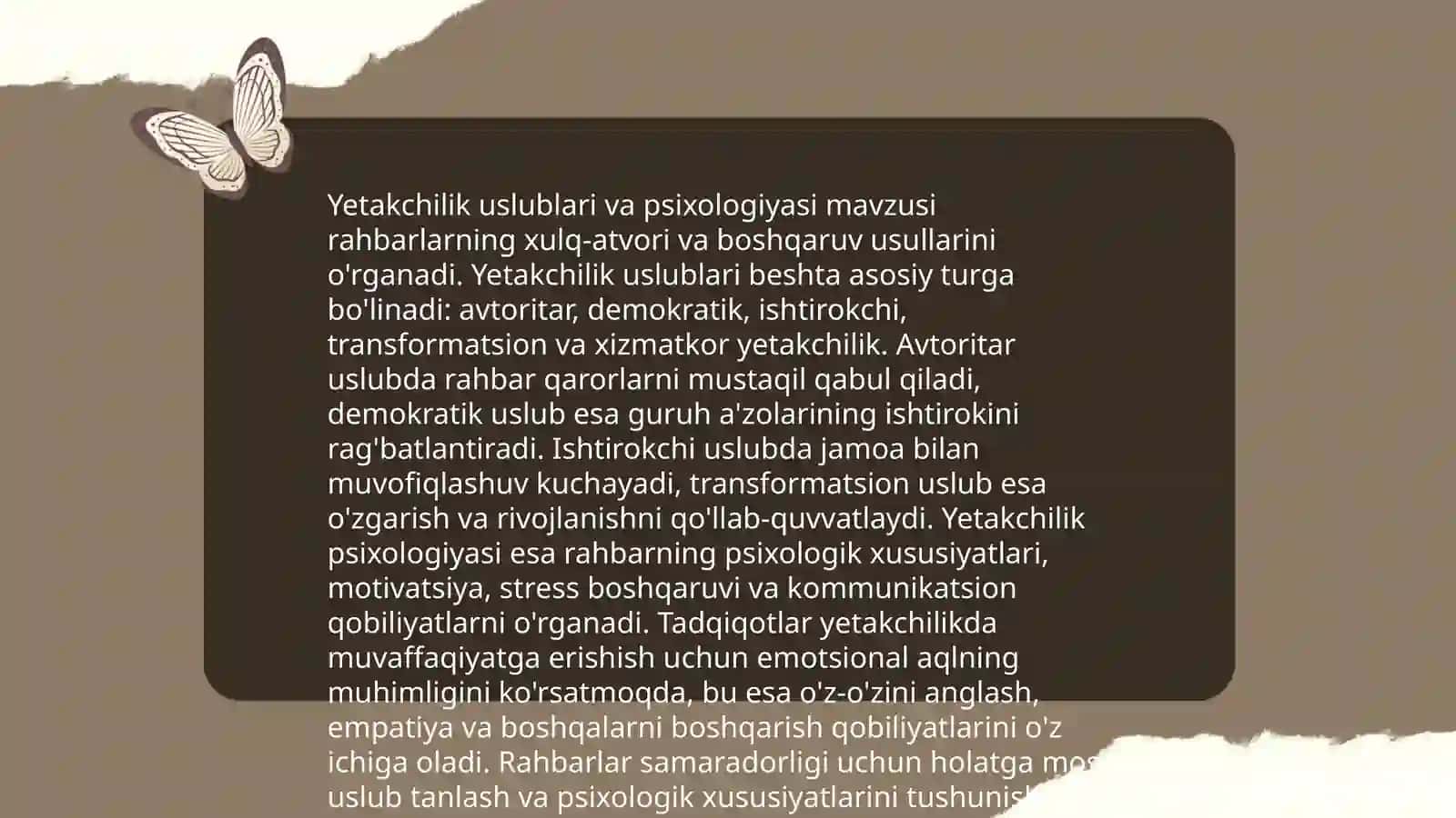 Boshqaruv psixologiyasi 4