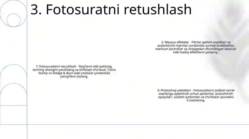 Adobe Photoshop Dasturida Instumentlar Yordamida Maxsus Effektlar Yaratishning Yo‘Llari 4