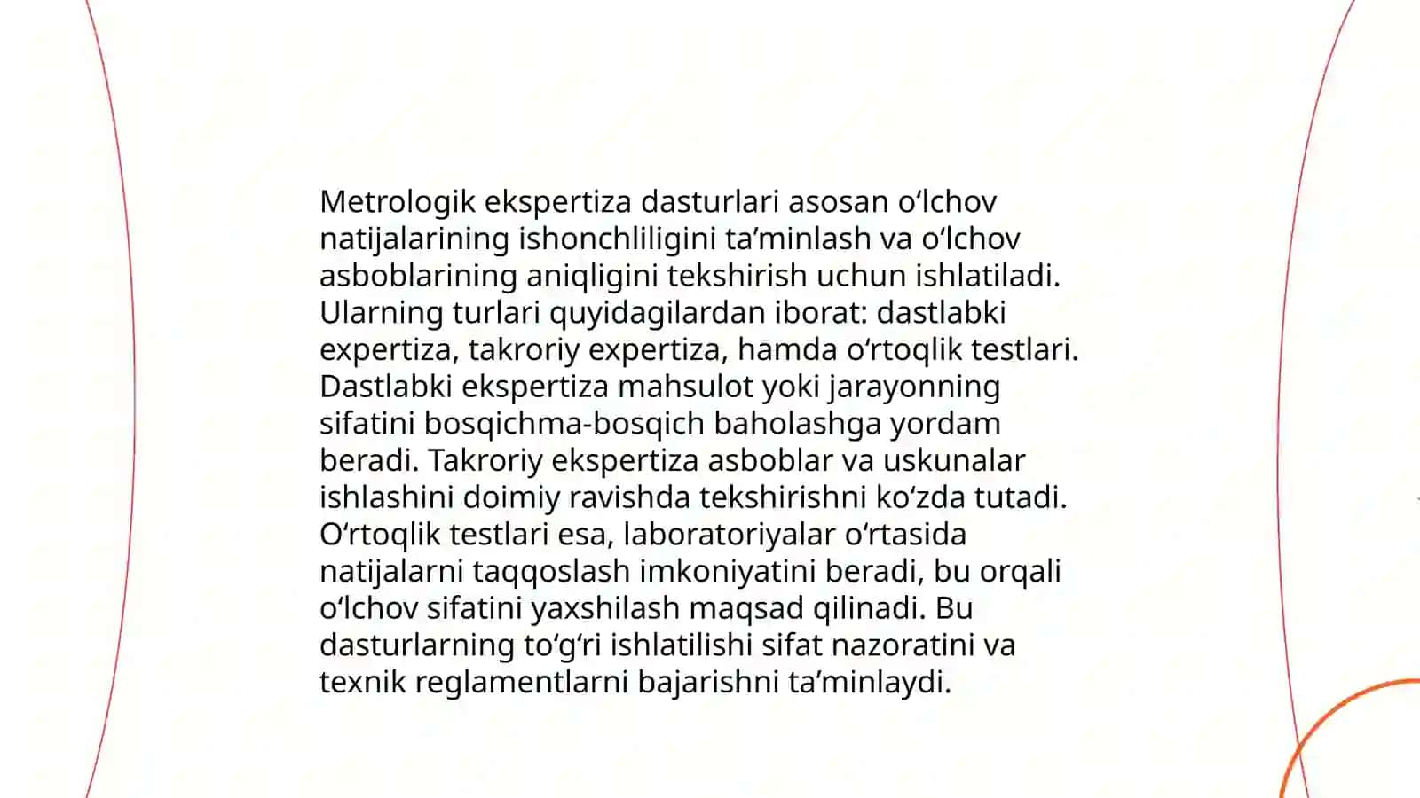 Metrologik ekspertizasi mohiyati. (Misollar asosida) 4