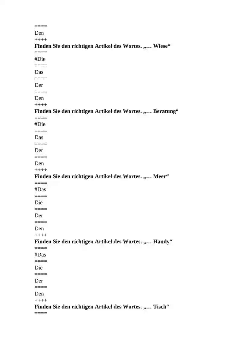 Finden Sie Partizip II dieses Verbs „kaufen“ 4