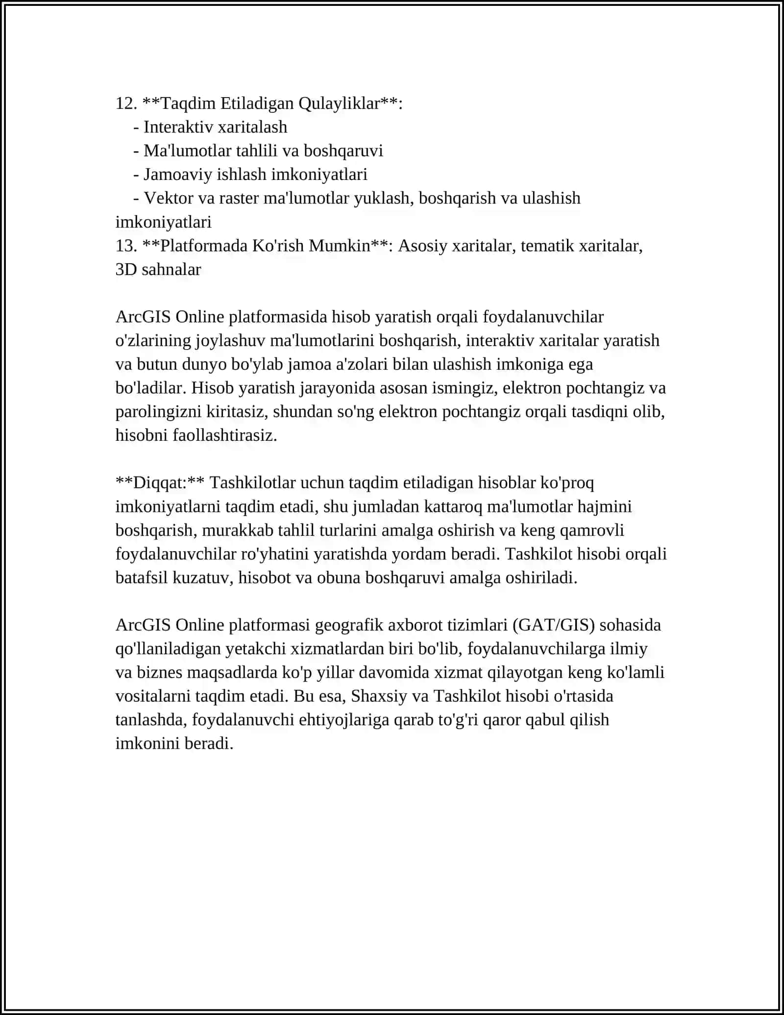 ArcGIS Online 4