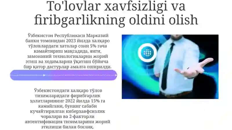 Oʻzbekiston xalqaro tolov tizimlari 4