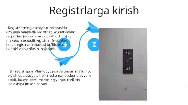 Tranzistor, trigger va registrlar 4