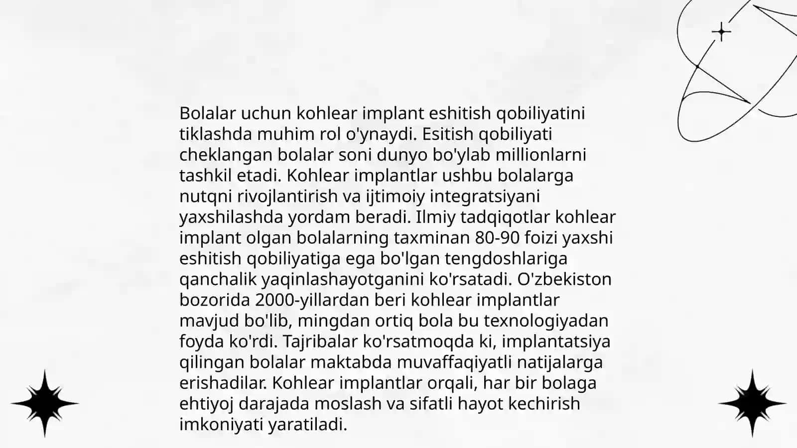 Koxlear implantli bolalar bilan ishlash tamoyillari 4