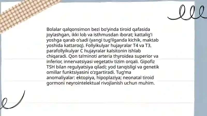 Bolalarda Endokrin Tizimi 4