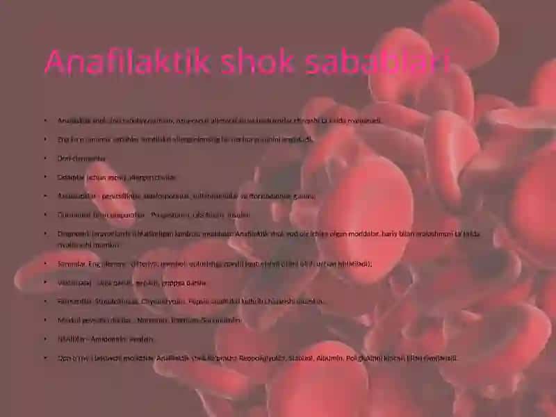Anafilaktik shok va unidavolash 4