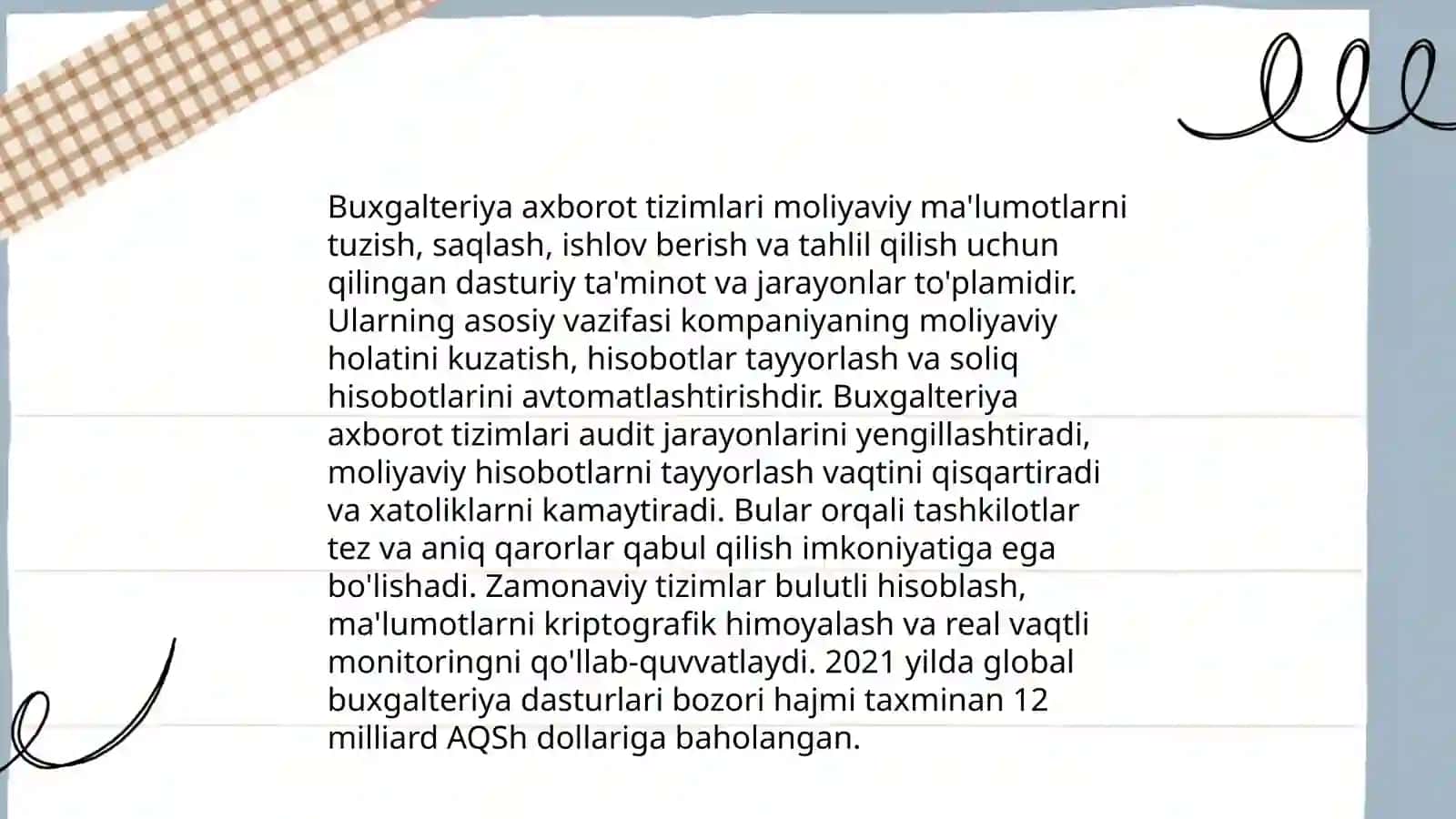Buxgalteriya hisobi xizmatini tashkil etish 4