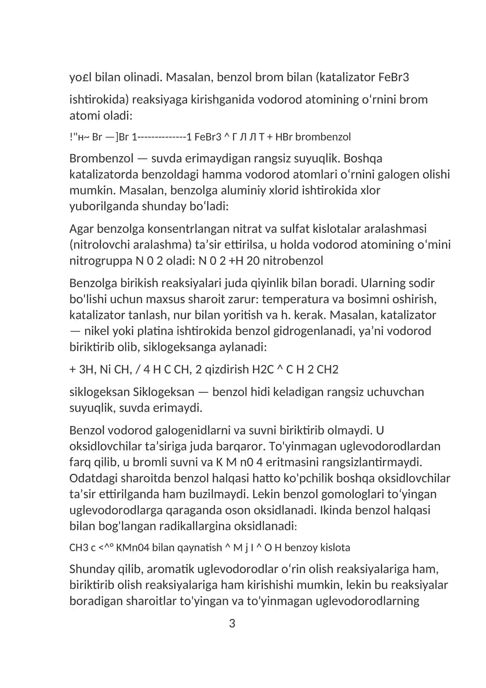 Benzolni gaz fazada oksidlash bilan malein angidrid ishlab chiqarish texnolologiyasidagi oksidlash kolonnasini hisoblash 4
