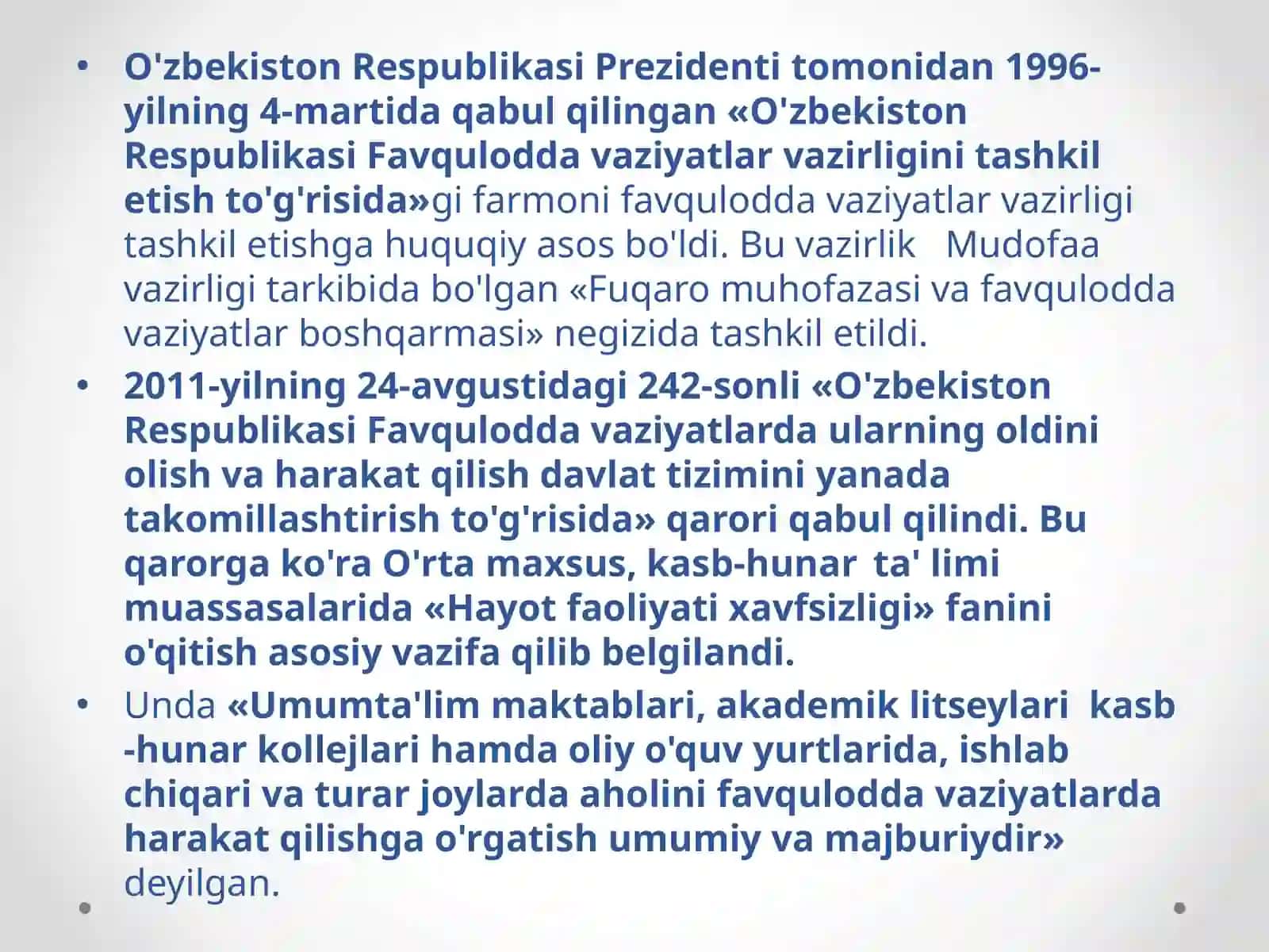 HAYOT FAOLIYATI XAVFSIZLIGI 4