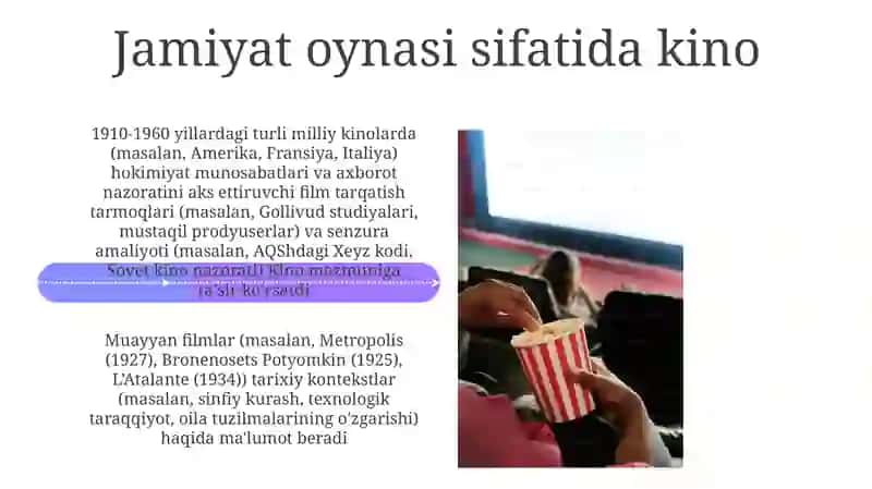 Kino axborot madaniyatining muhim manbai ekanligi 4
