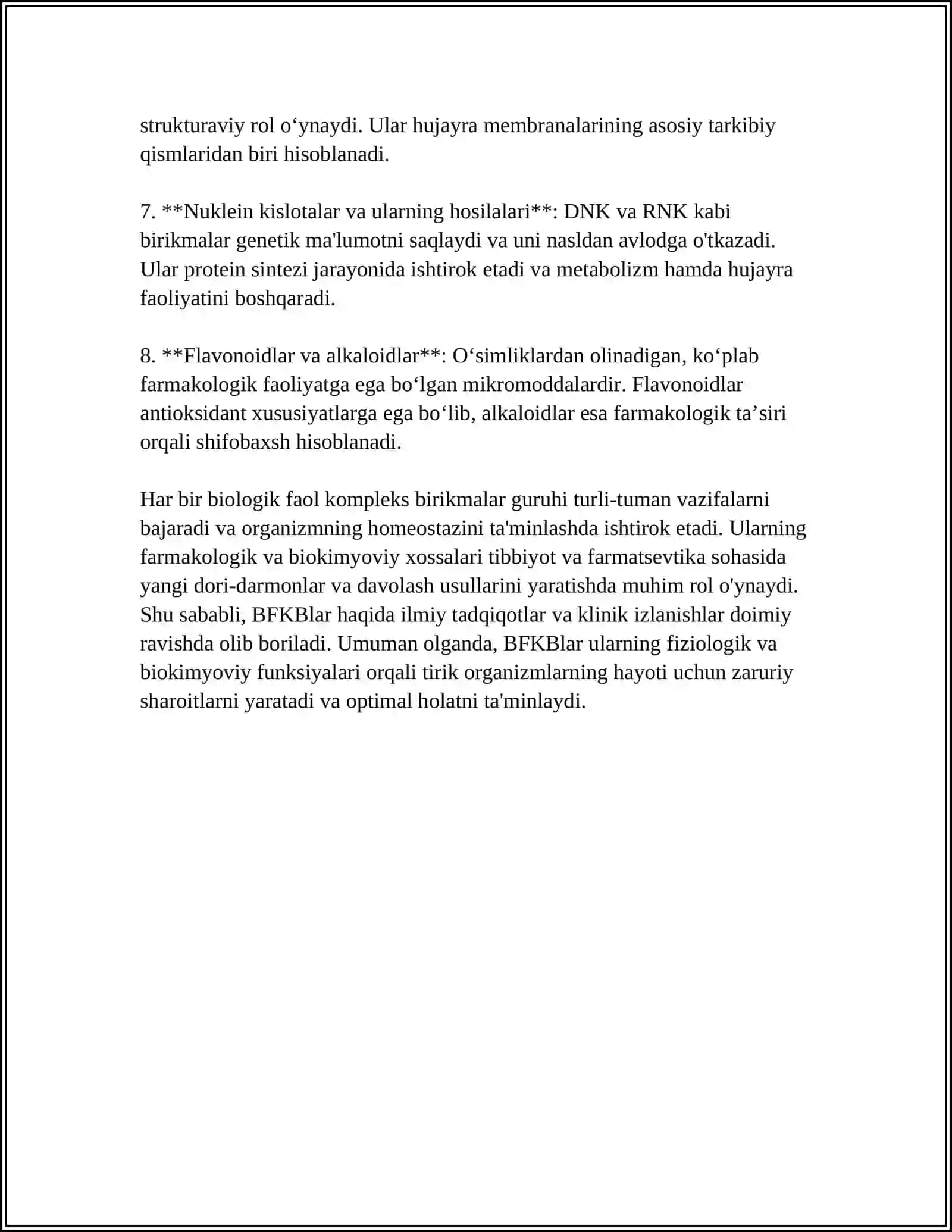 BIALAGIK FAOL KOMPLEKS BIRIKMALAR 4