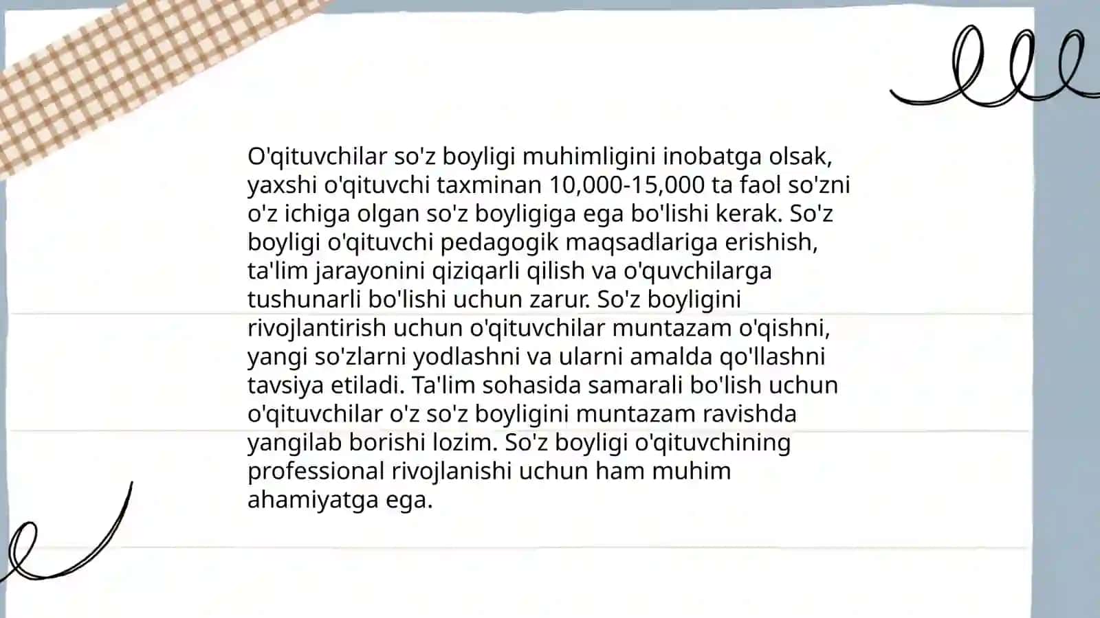 Talabalar leksikasi 4