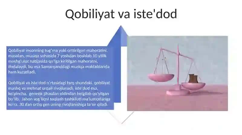 Qobiliyat haqida tushuncha 4