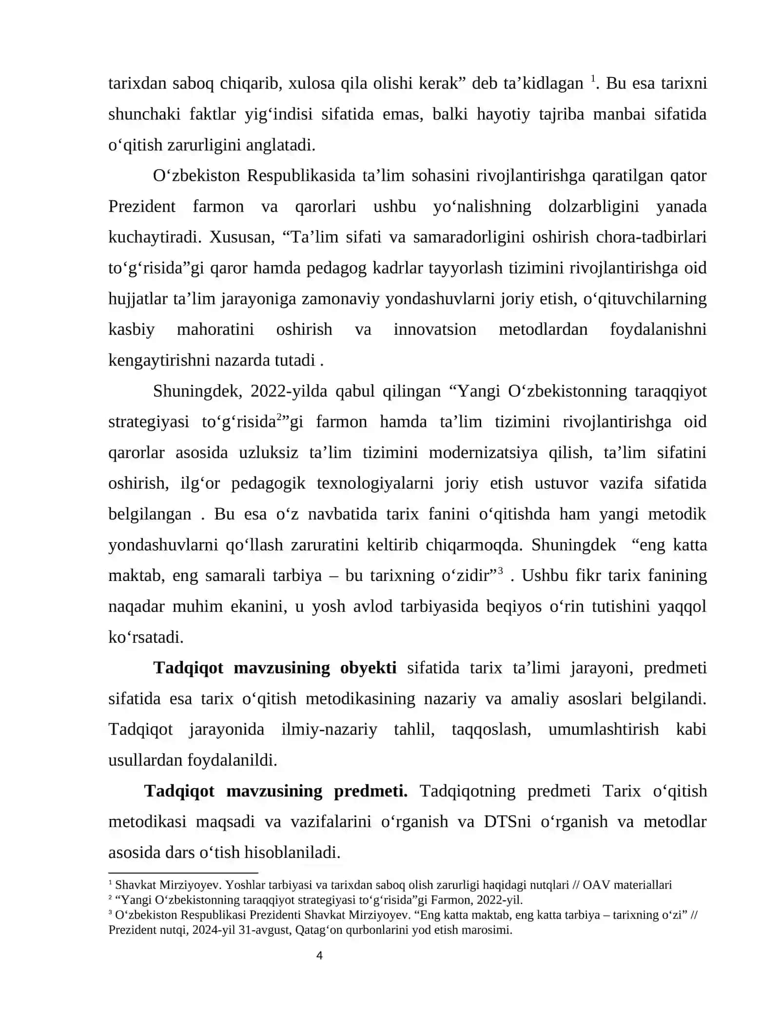 Tarix o‘qitish metodikasi va uning vazifalari 4