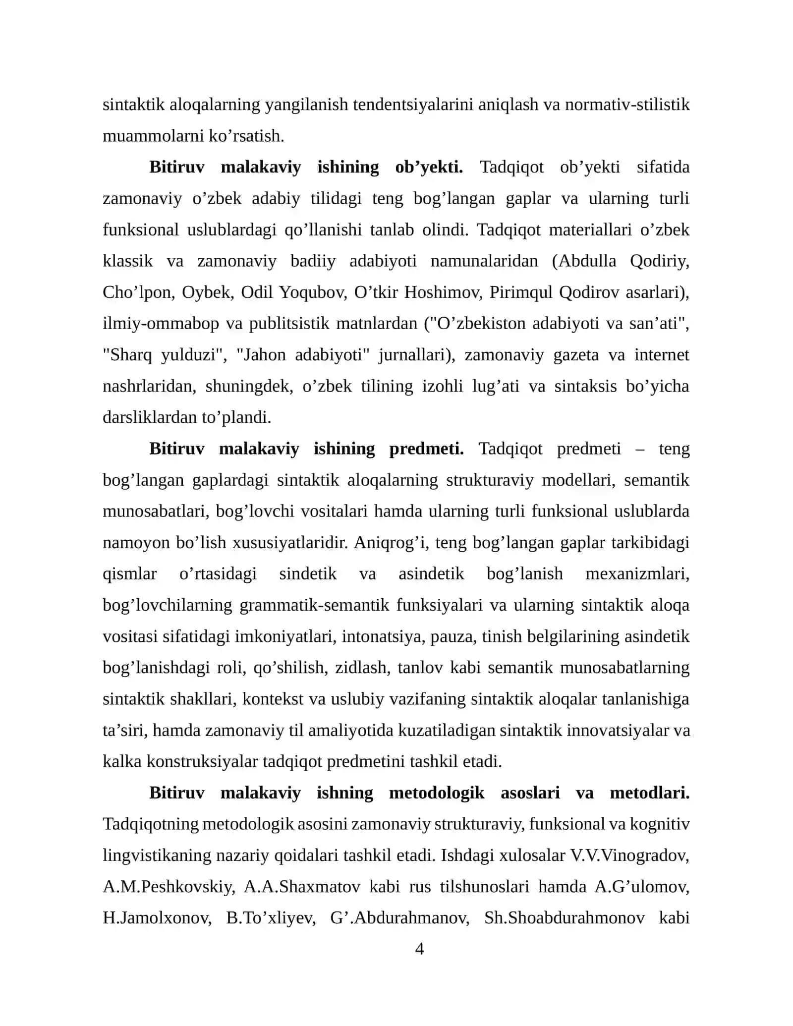 TENG BO’GLONGAN GAPLAR VA ULARDAGI SINTAKTIK ALOQALAR 4