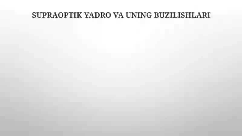 Gipotalamus oʻzaklari va ularning klinik ahamiyati 4