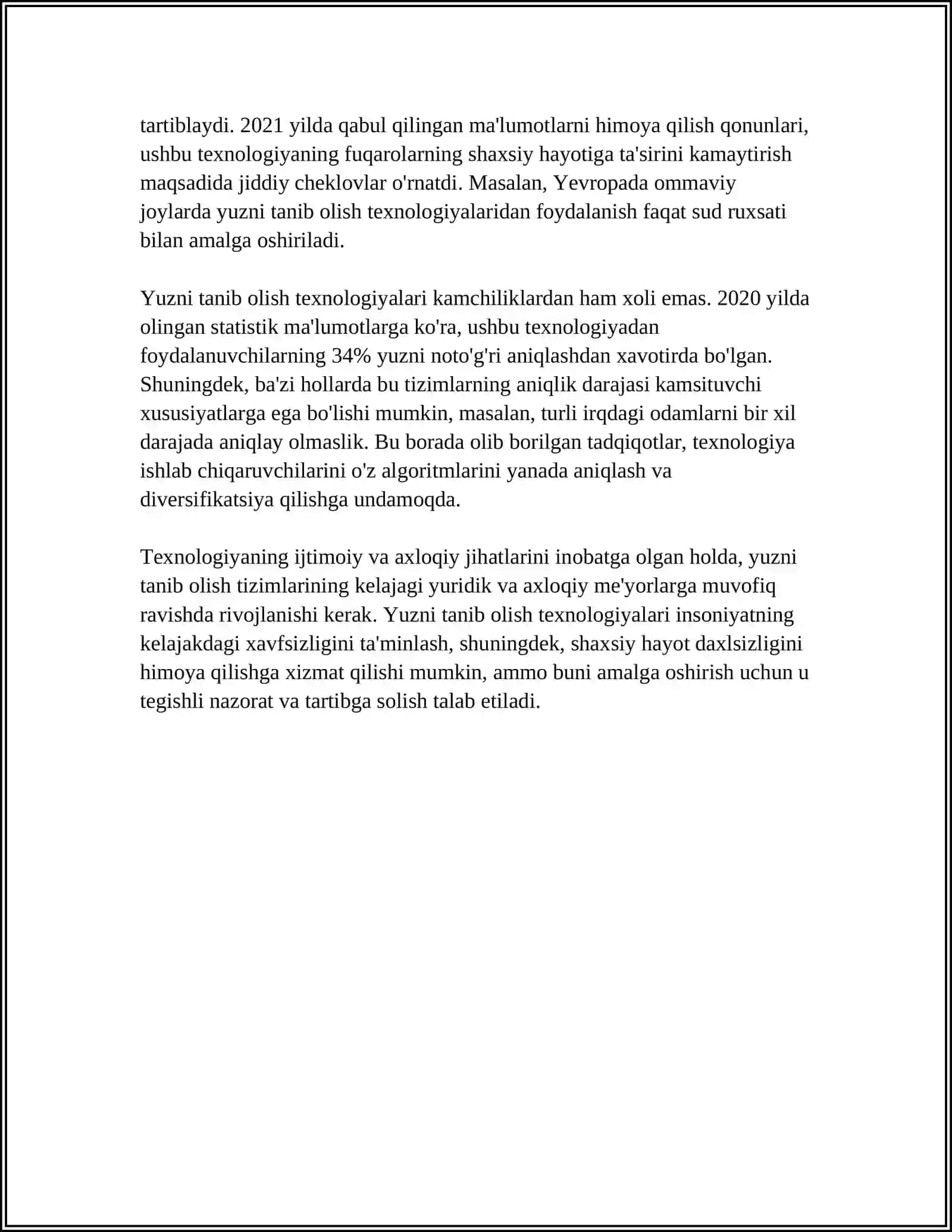 Yuzni tanib olish texnologiyalari 4