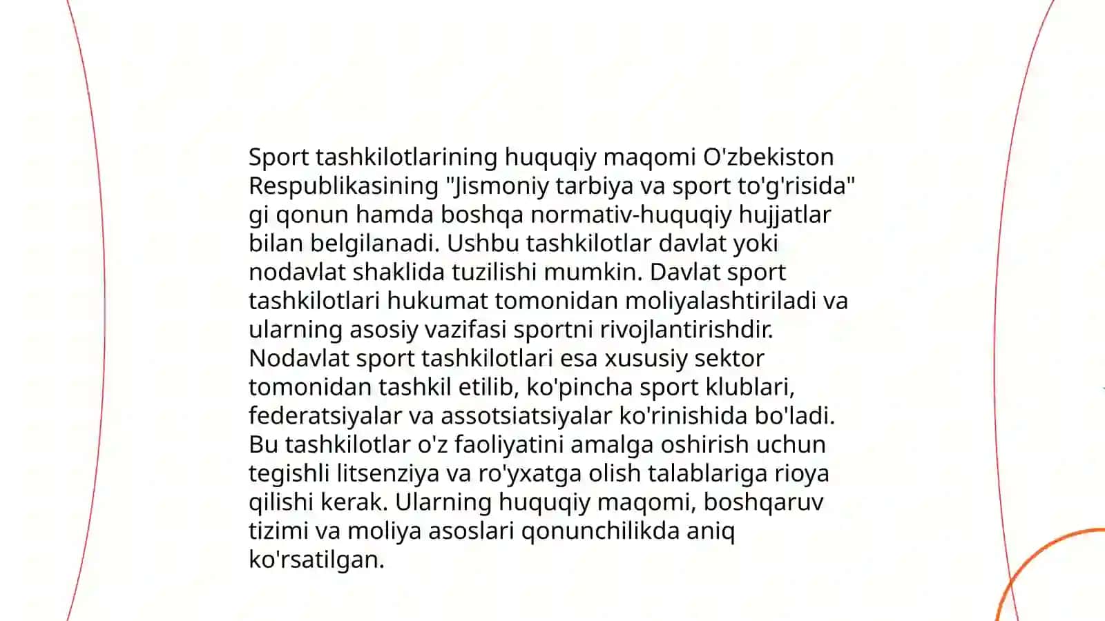 Sportda huquqiy ta'lim 4