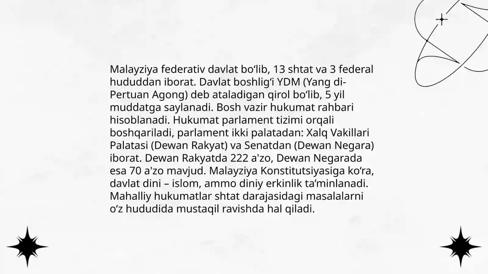 Malayziya davlati xaqida 4