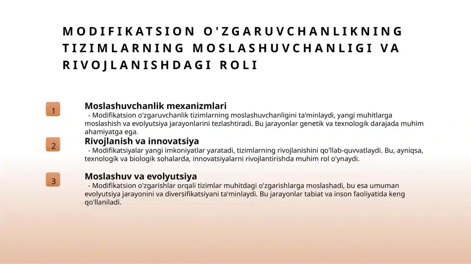Modifikatsion o'zgaruvchanlik 4