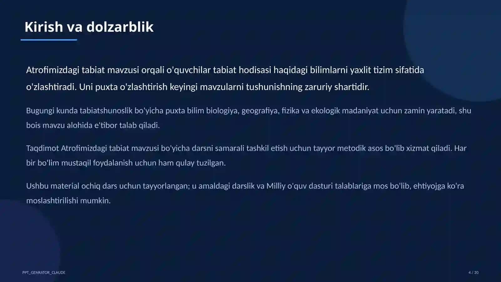 Atrofimizdagi tabiat (1-sinf) 4