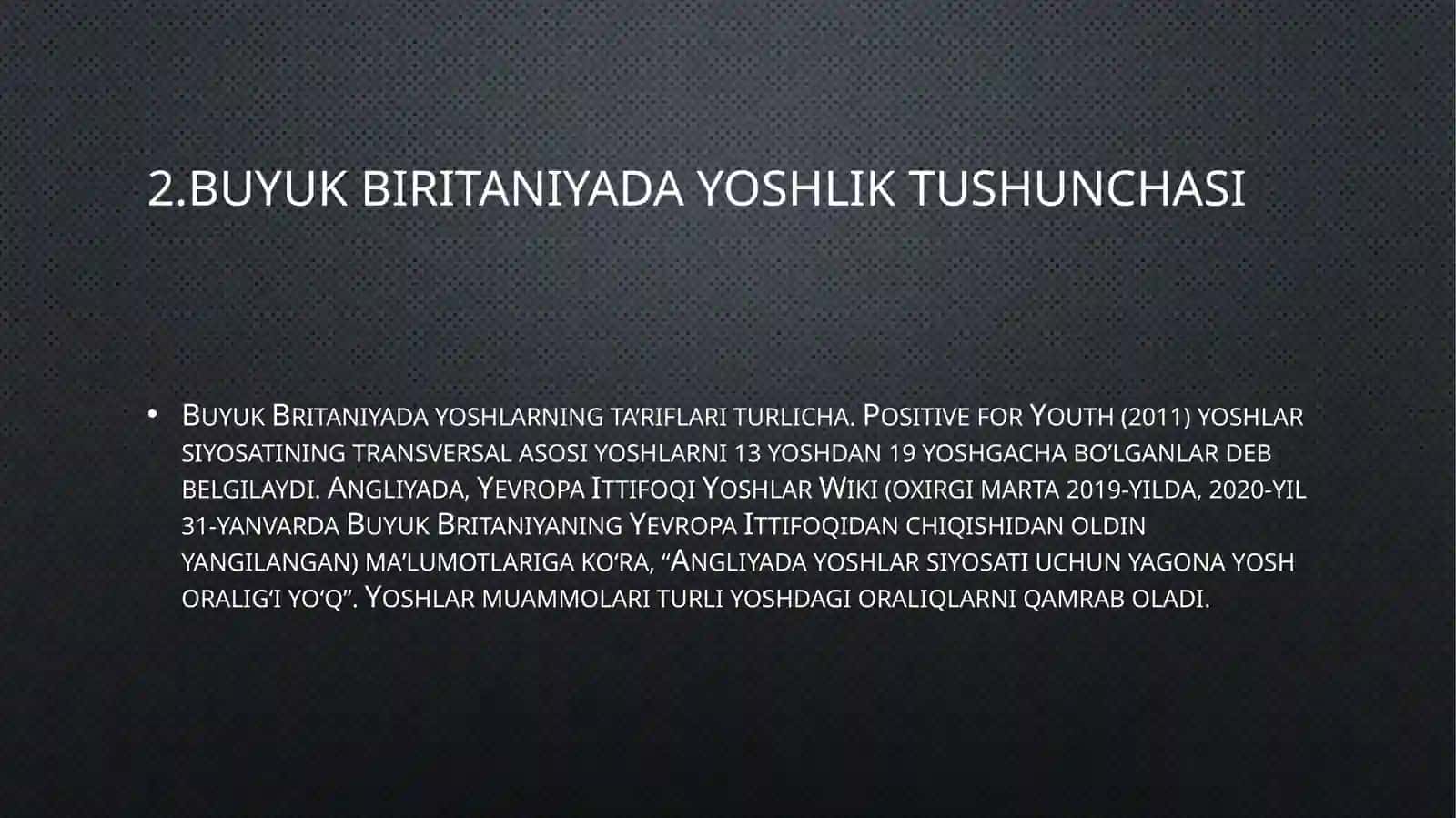 angilyada yoshlarga oid davlat siyosati 4