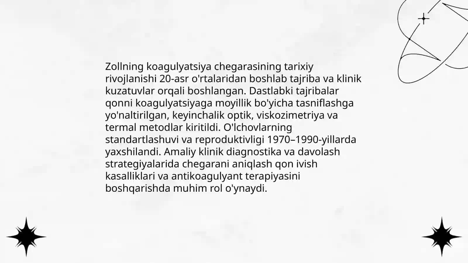 Zollning koagulyatsiya chegarasi va uni aniqlash 4