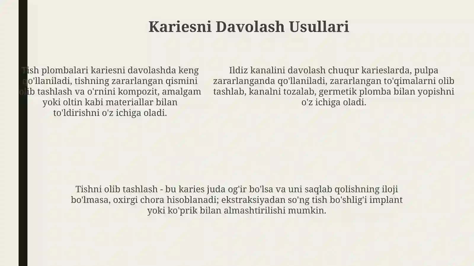 Karies: Ta'rif va Sabablari 4