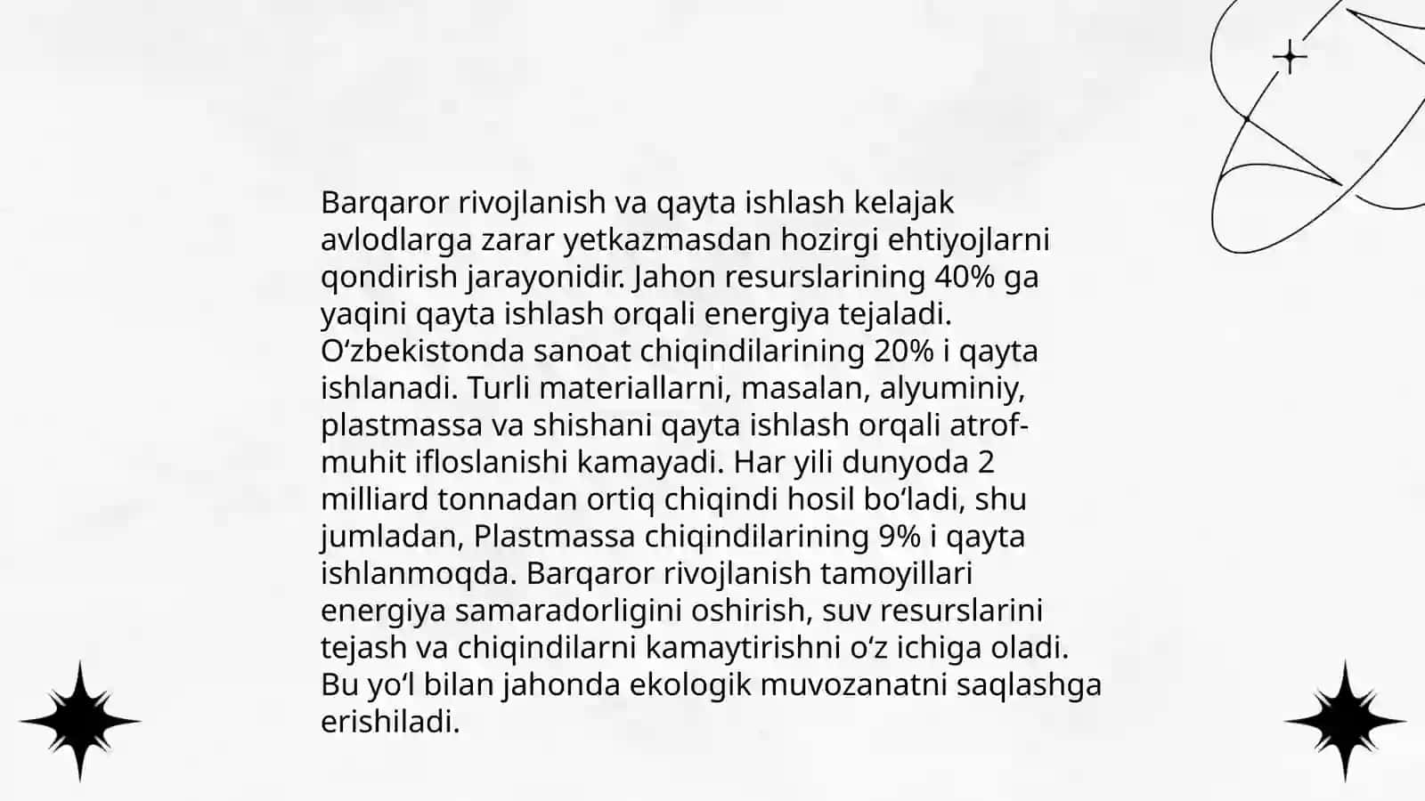 Qayta ishlangan mahsulotlar bozori 4