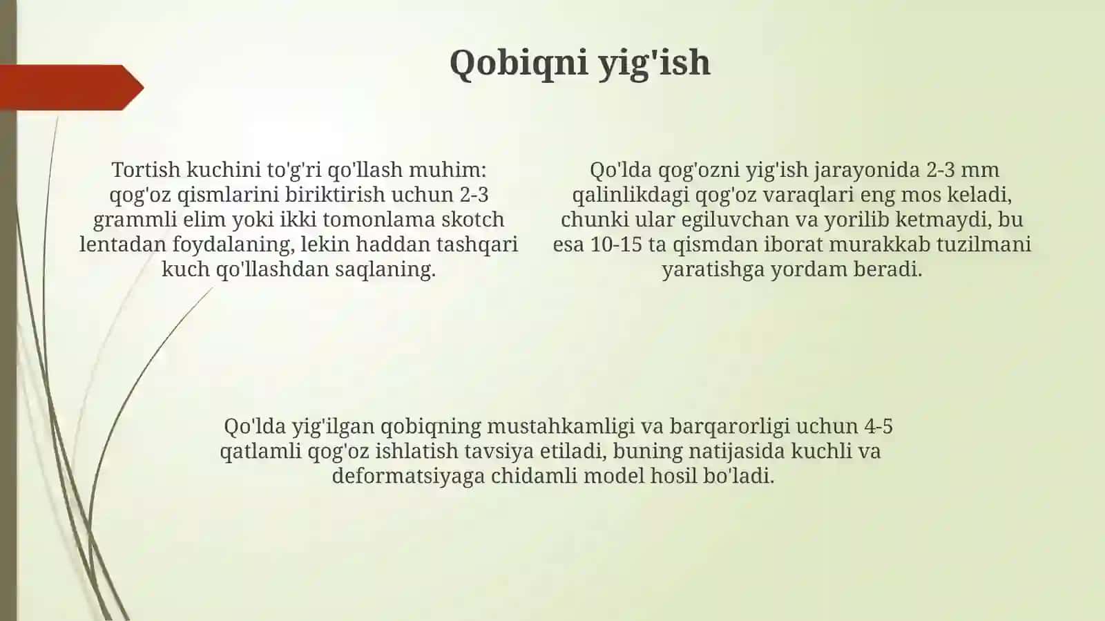 Rangli qoģozdan toshbaqa yasash 4