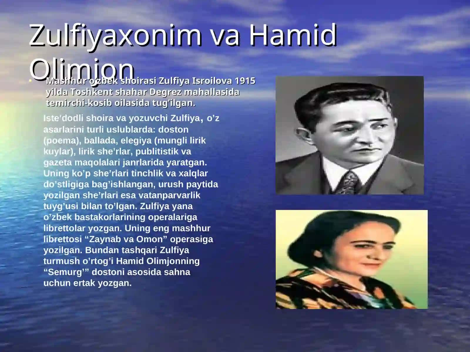 "Zulfiyaxonim"ning Tavalludiga bag’ishlab 4