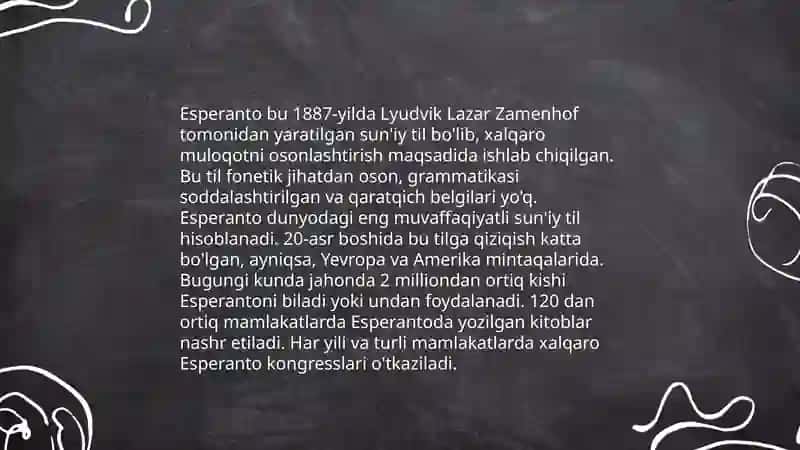 Sun'iy tillar va ularning tarqalishi. 4
