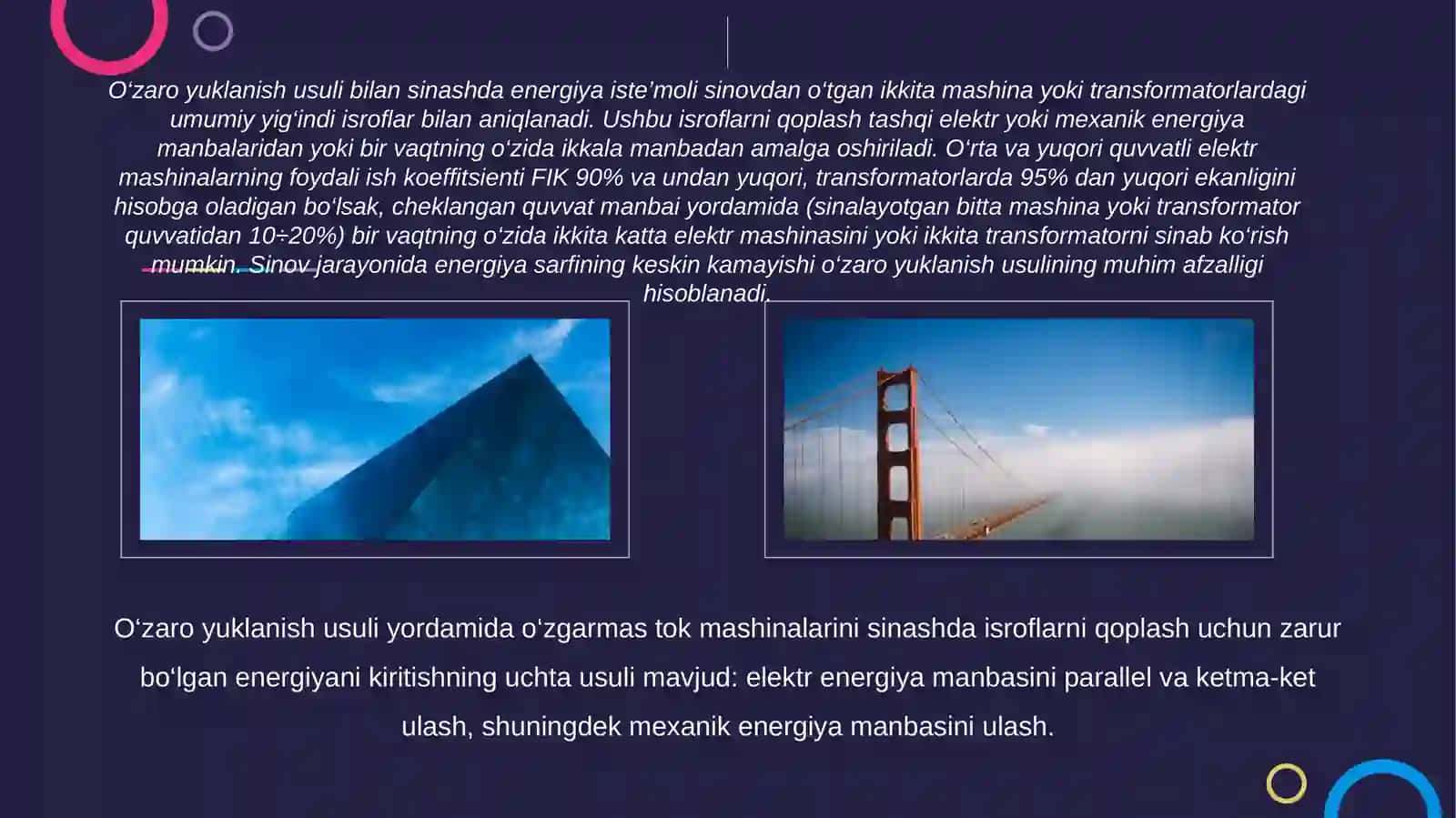 Elektr mashinalari va transformatorlarni o'rnatish 4