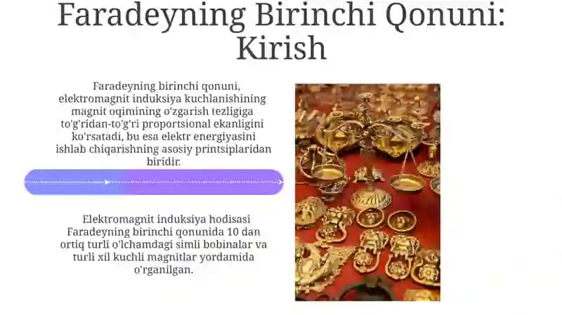Faradeyning birinchi va ikkinchi qonuni 4