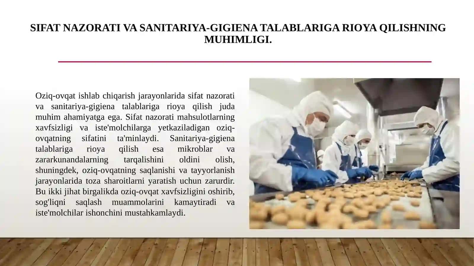 Oziq-ovqat ishlab chiqarish jarayonlari va qurilmalari. 4